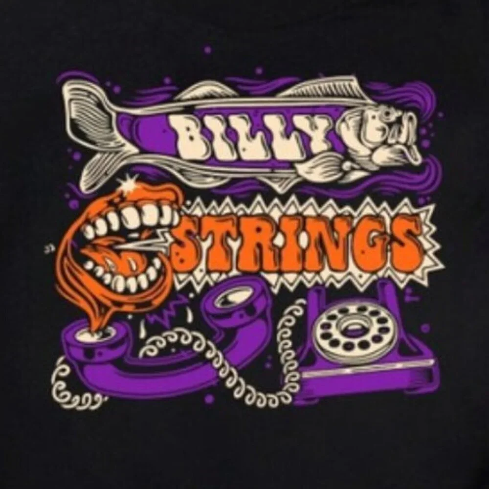 Billy Strings Fall Winter Graffiti Music Fan Retro Graphic T-Shirt 166 - Picture 2 of 5